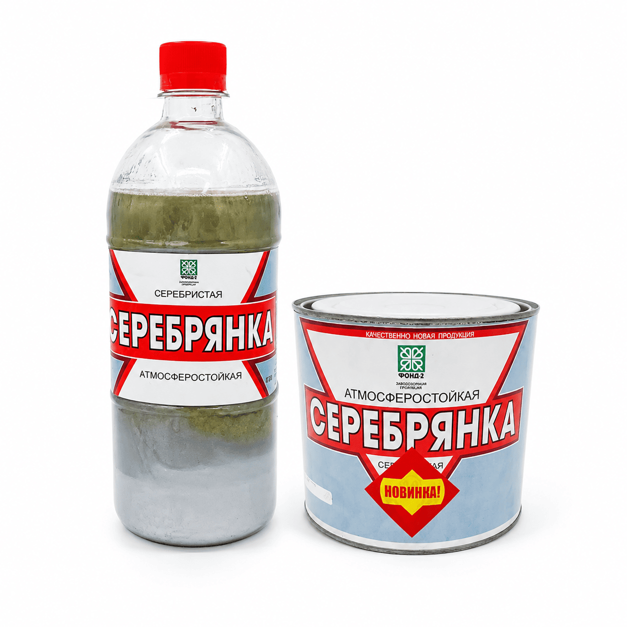 Краска Серебрянка на олифе
