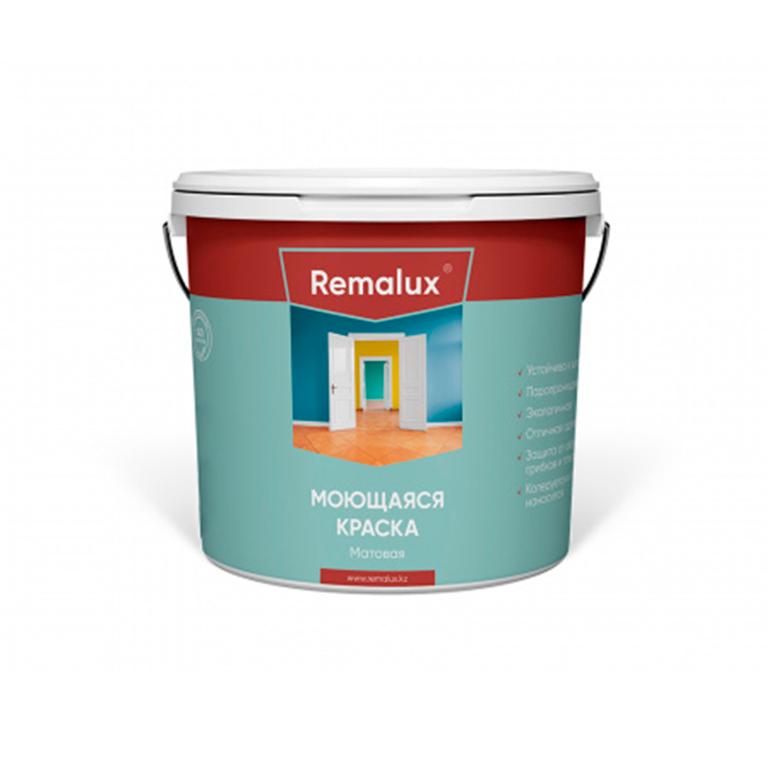 Краска для стен и потолков моющая Remalux - Фонд-2
