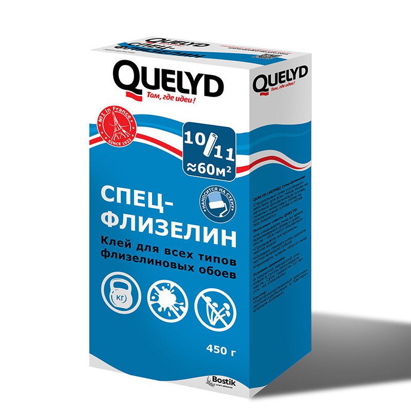 Клей для флизелиновых обоев  Quelyd
