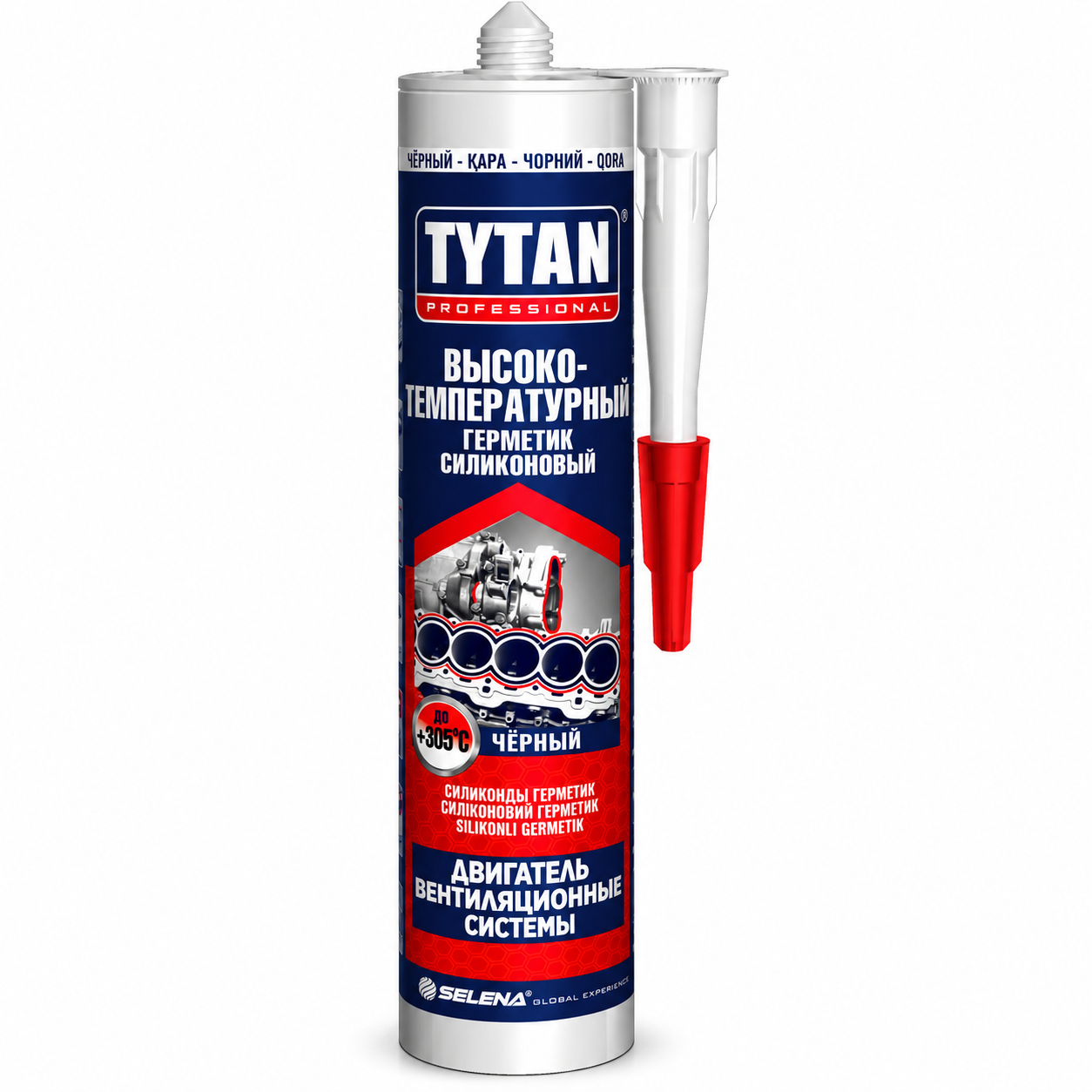 Герметик силиконовый высокотемпературный TYTAN Professional